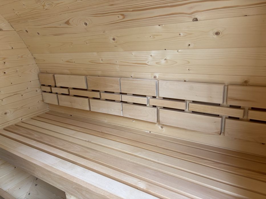Sauna beczka  200cm  gotowa od reki.