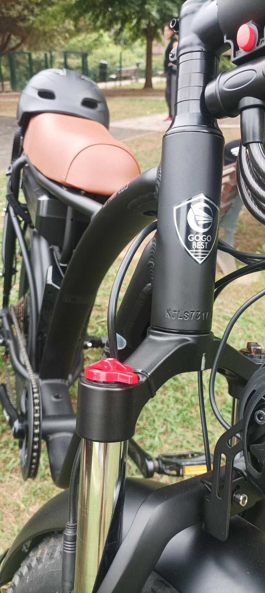 NOVA - Bicicleta eletrica 2000w dois lugares travões disco hidraulicos