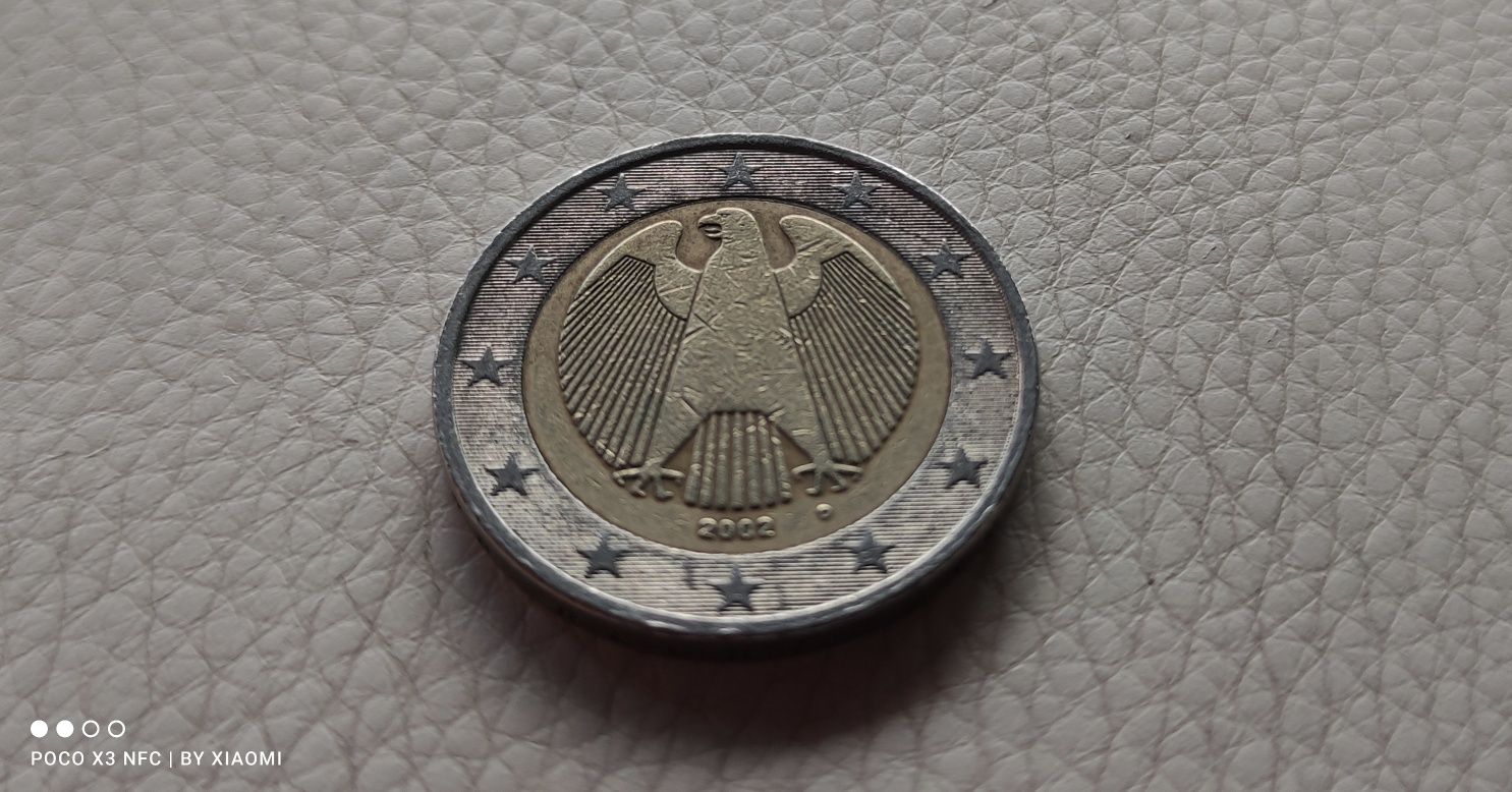 Moeda 2 euros rara (Alemanha 2002)