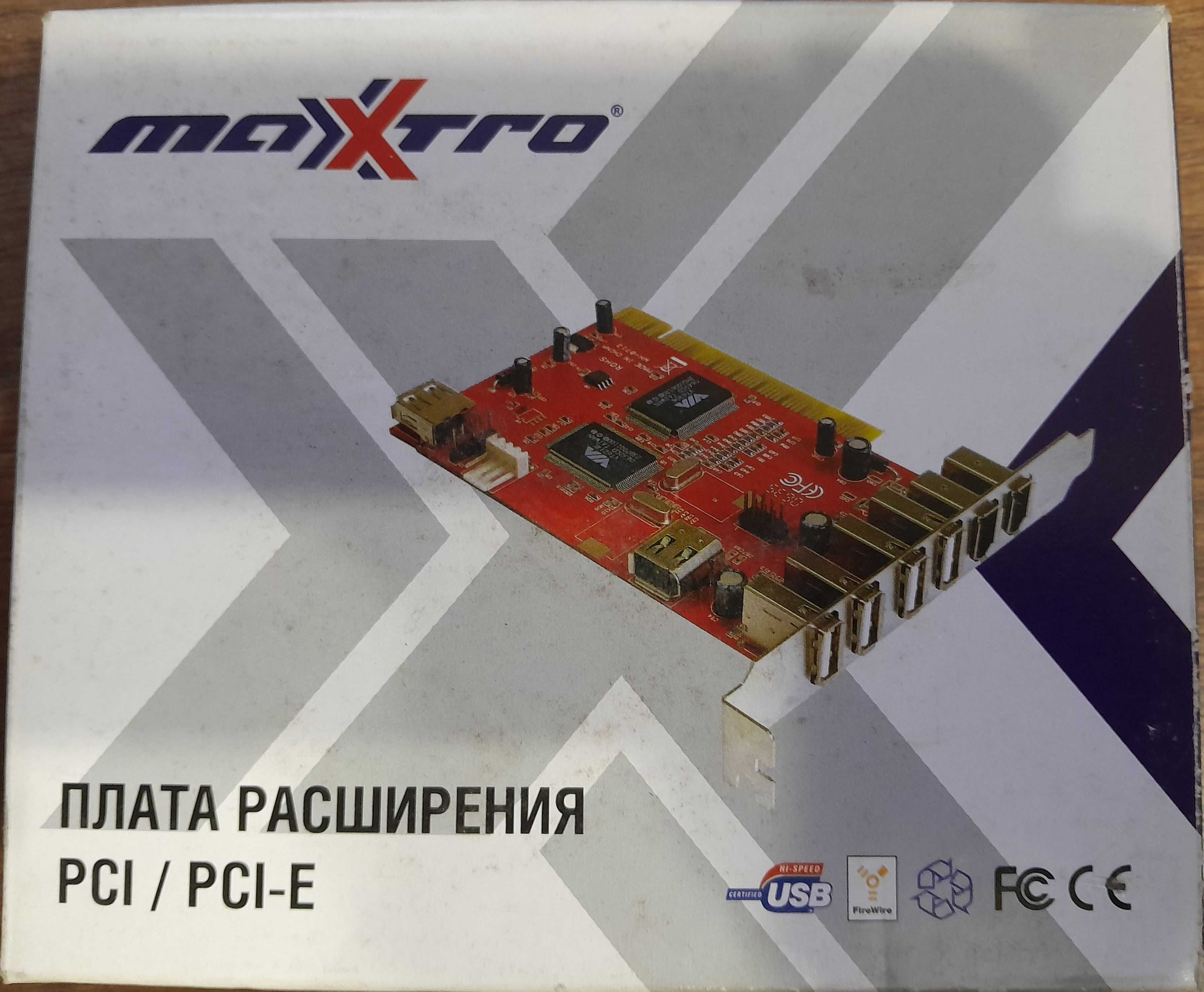 Контроллер MAXXTRO PCI FIREWIRE 1394 3+1 PORTS чип NEC