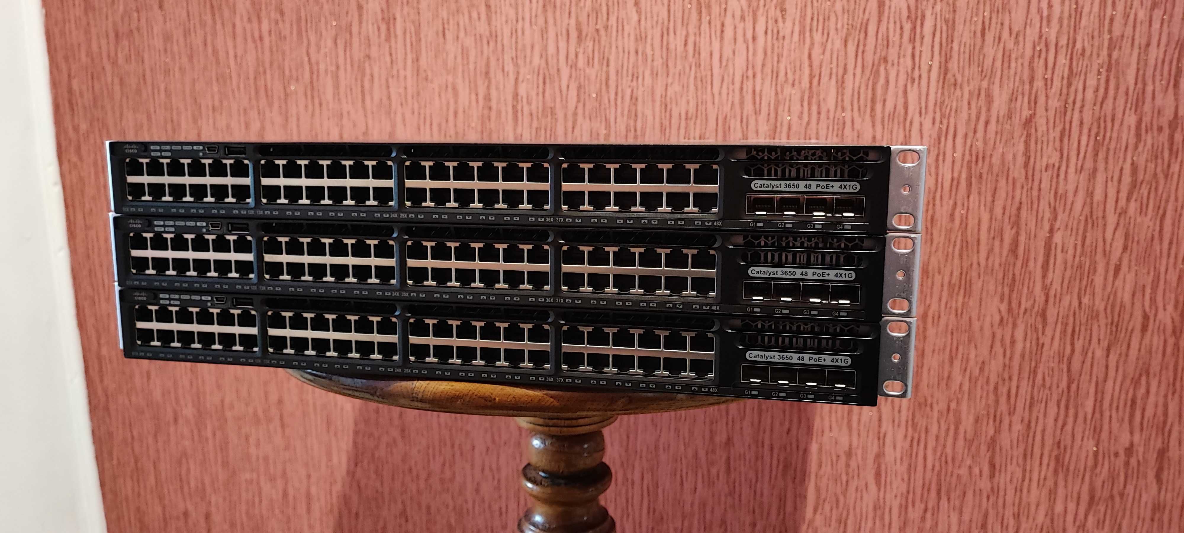 48POE+ Коммутаторы Cisco Catalyst WS-C3650-48PS-L uplink 1G нал/безн