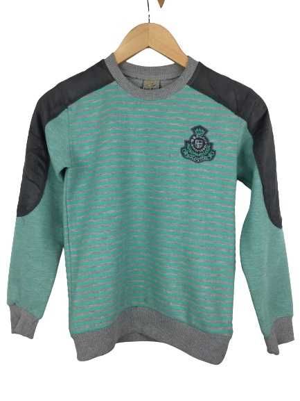 Bluza, sweter dla chłopca, Gold steel rozmiar 146