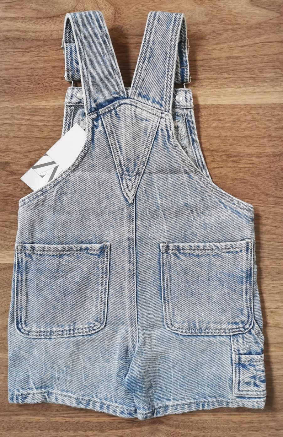 Zara spodenki ogrodniczki jeansowe roz. 80