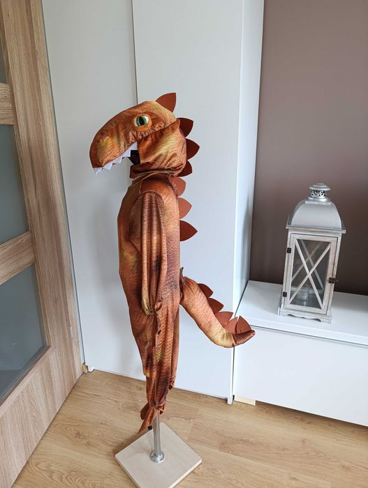 NOWY strój karnawałowy SMOKA DINOZAURA KROKODYLA kostium 104/116 (189)