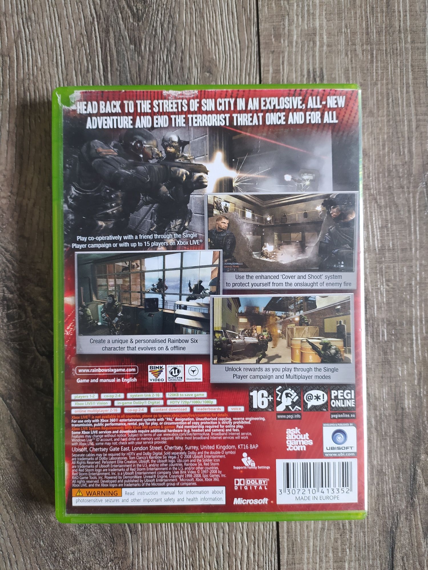 Gra Xbox 360 Tom Clancy's Rainbow Six Vegas 2 Wysyłka
