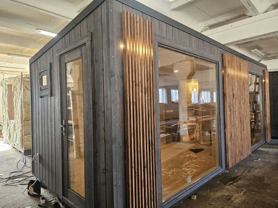 Sauna NOWOCZESNA MODERNO 6 metry Spa Ogrodowe Ocieplana