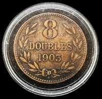 Moeda de 8 Doubles - 1903 - Guernesey