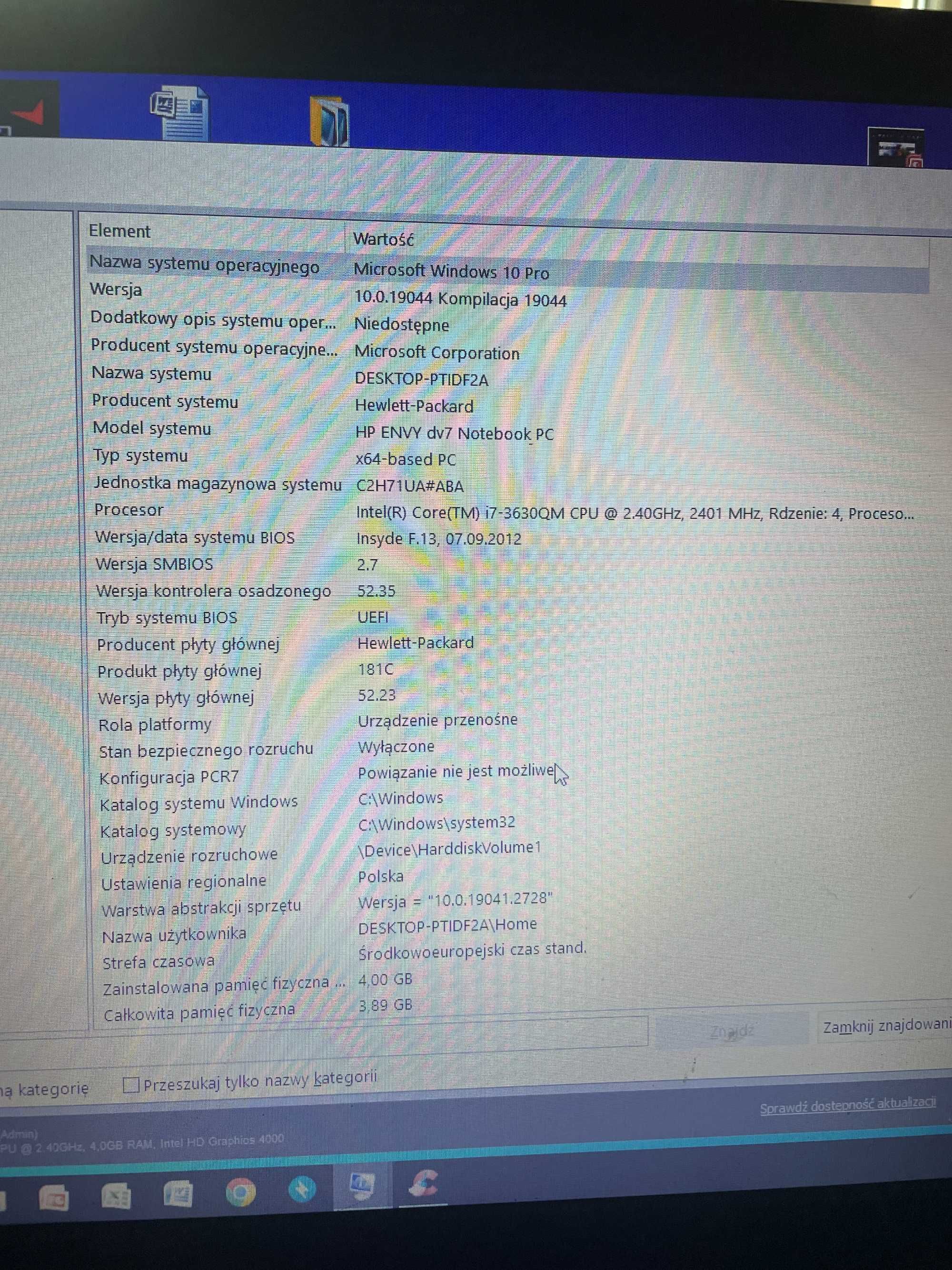 Sprzedam HP ENVY dv7 Notebook PC