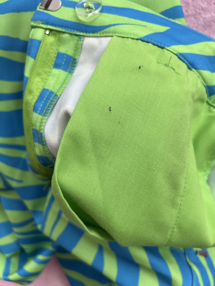 Nowy komplet zebra neon – marynarka XS + spodnie S • z metkami