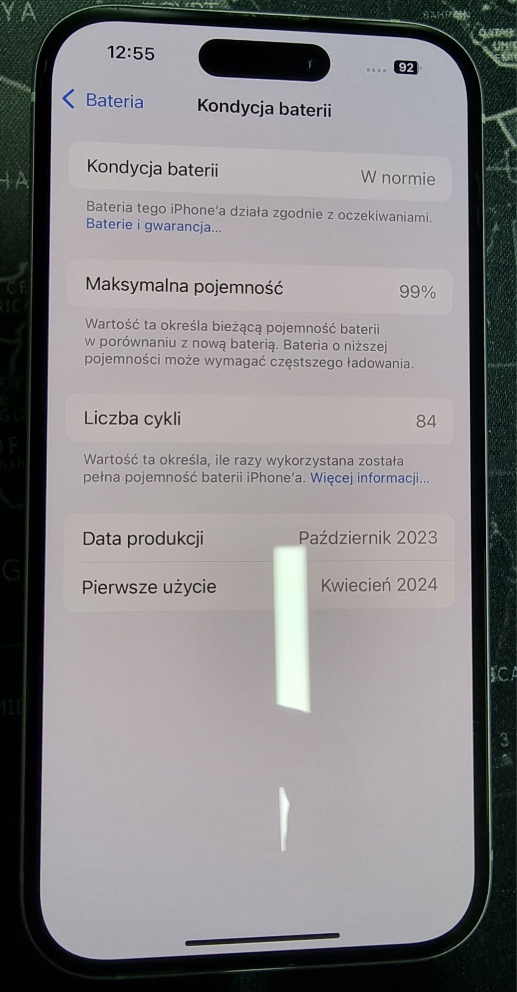 iPhone 15 128GB 99% bateria