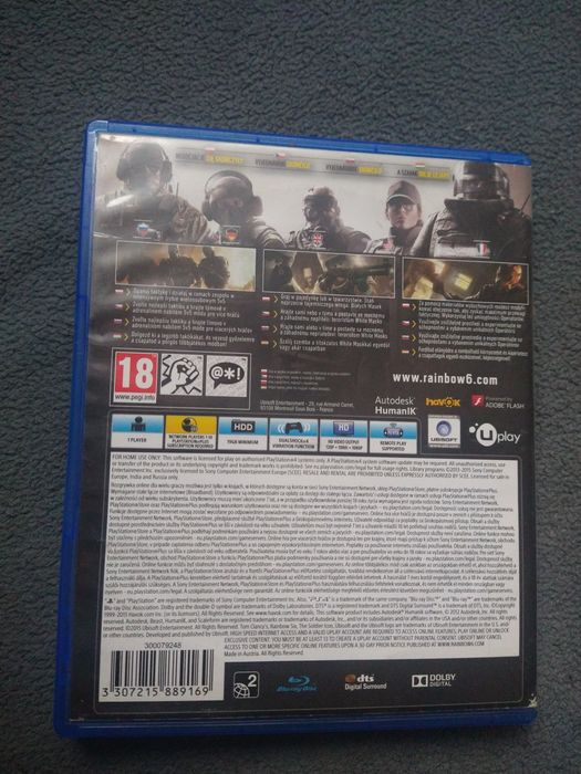 Gra na PS4 Rainbow Six Siege PL
