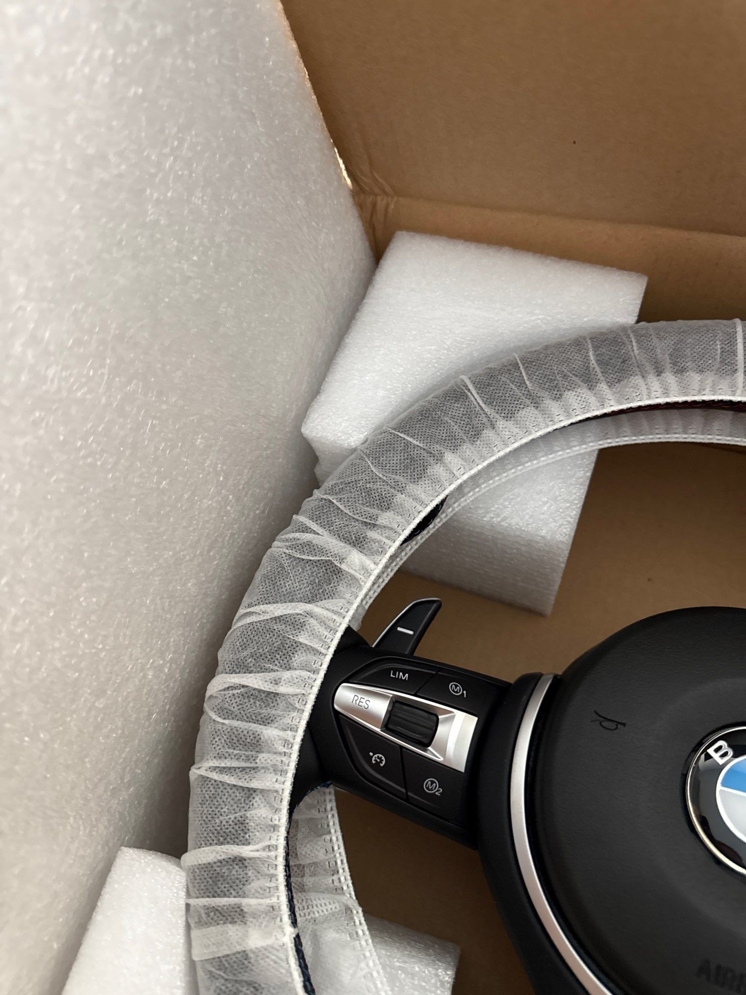 Volante BMW Pack M + Airbag + Patilhas Série 5/6/7