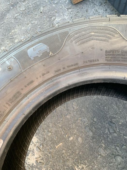 Шини 185 R14C пара Dunlop літо 7мм 2022р 185 14C