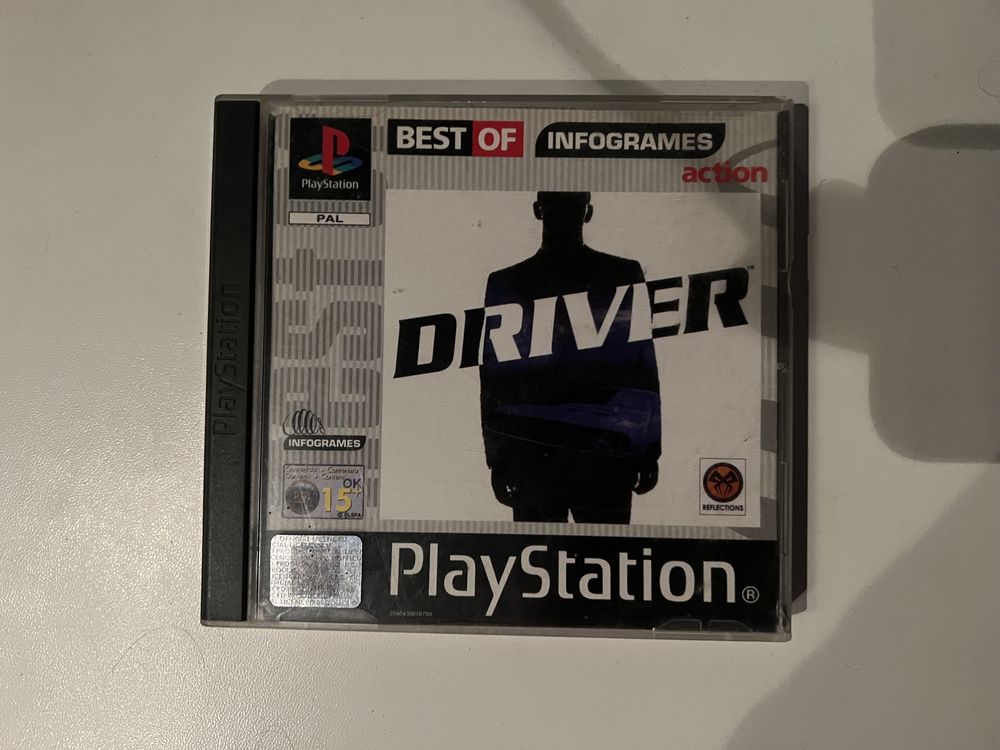 Ліцензійний-оригінальний диск Driver 1 для ps1, playstation 1