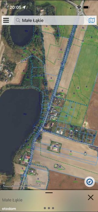 Działka budowlana 1000 m² blisko jeziora, z mediami i drogą utwardzoną