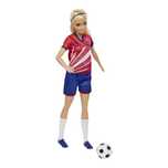 Барбі футболістка з мячем barbie soccer fashion doll, оригінал mattel