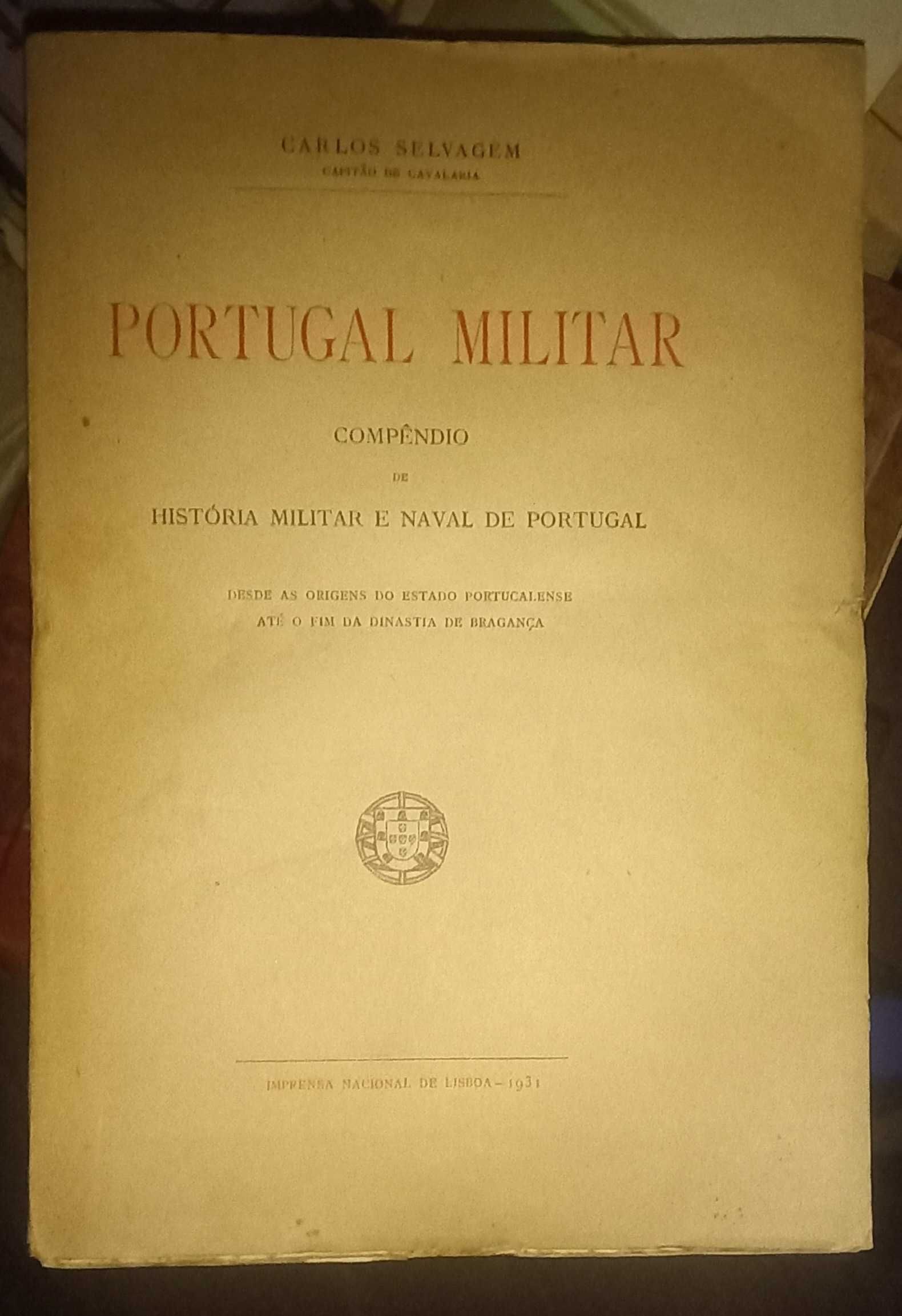 Livros Militares Portugueses (3 obras).