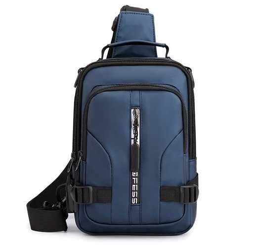 Набор 3в1: Рюкзак спортивный для ноутбука, сумка через плечо, кошелек