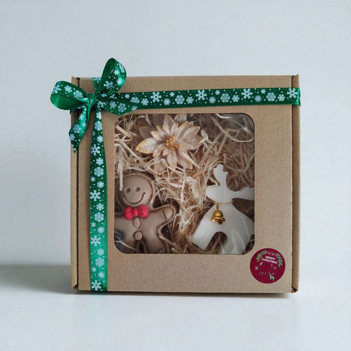 Upominki świąteczne. Mydlane zestawy.