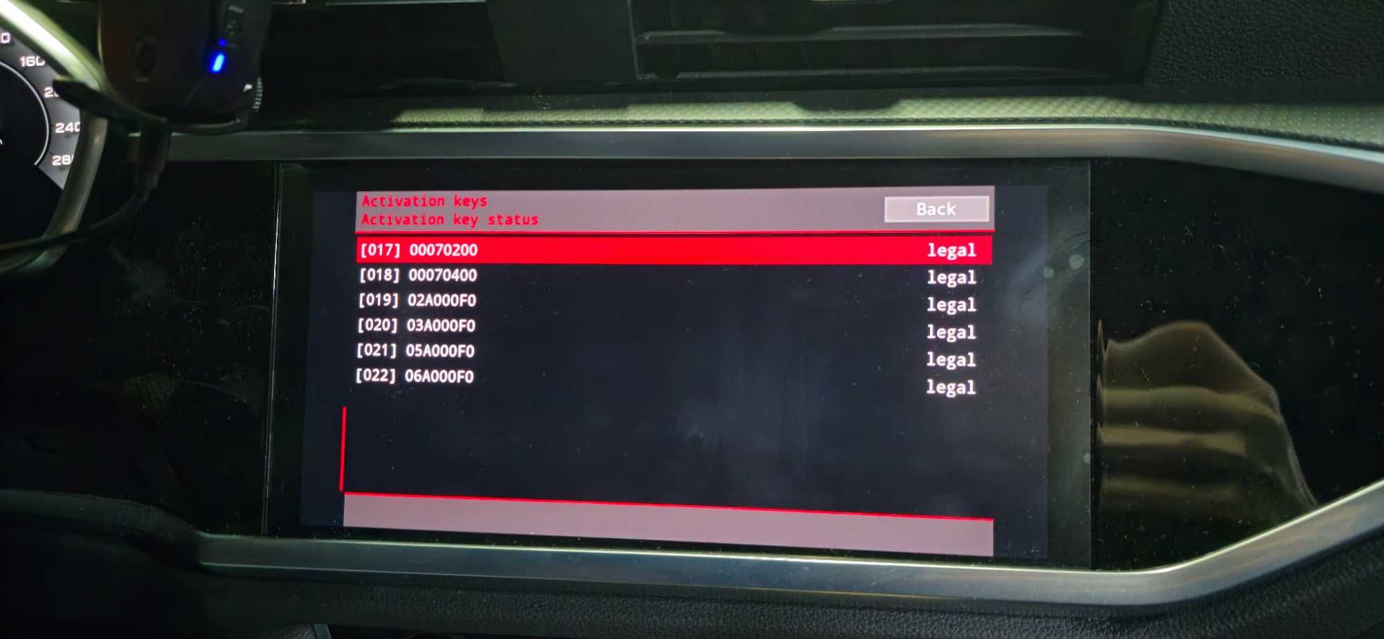 Konwersja MHI3 MPR3 38*** AUDI A3 A4 A5 A6 A7 A8  Q3 A5 Q7 Q8 USA-->EU