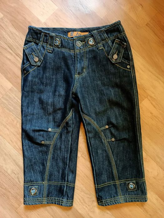 джинсові бриджі на флісі, с