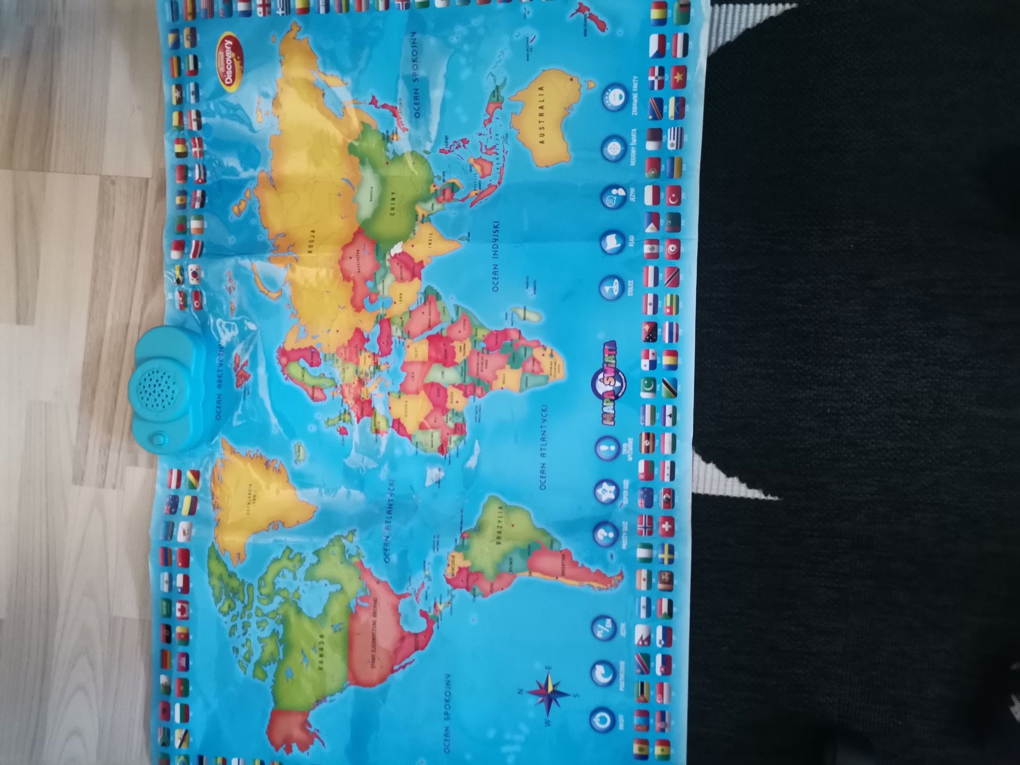 Interaktywna mapa świata