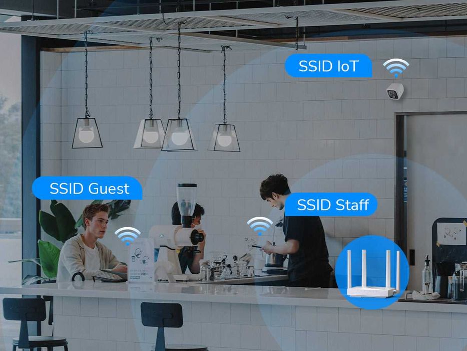 [Novo] Access Point WiFi AC1200 Empresarial