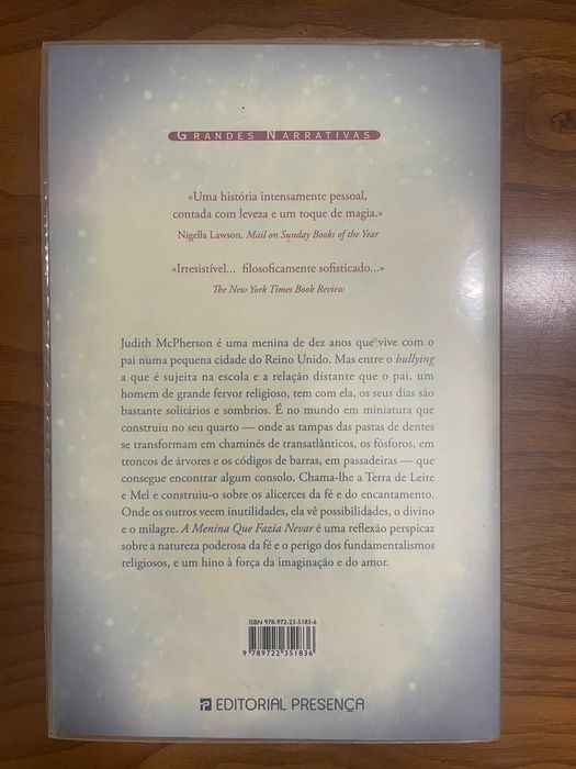 Livro - A Menina que Fazia Nevar