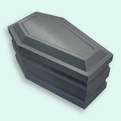 Deck Holder Caixão 3D - Proteja seus Cartas TCG e Dados com Estilo