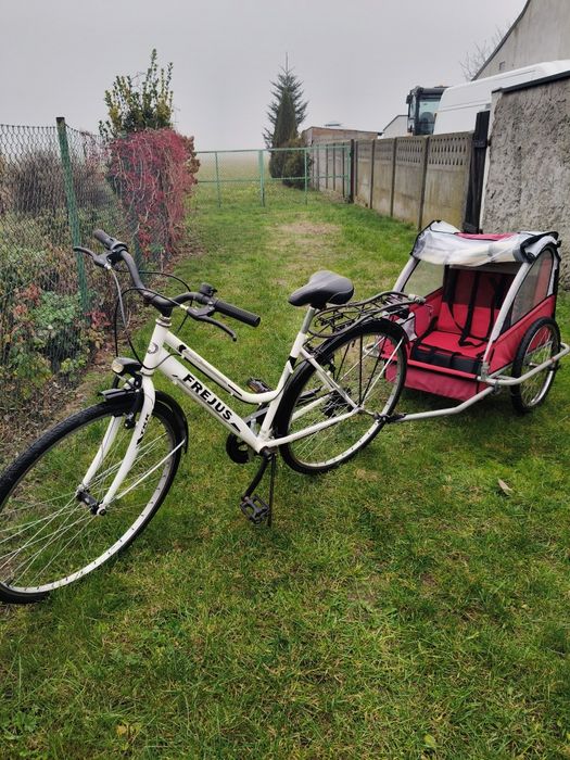 Zestaw rower z wózkiem