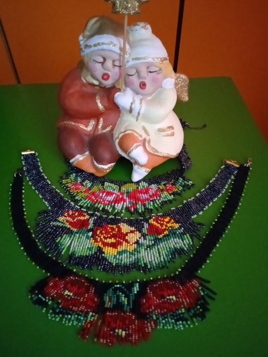 Вироби з бісеру. Гердан, силянка, краватка,чокер