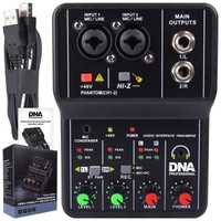 DNA MIX 2 mikser analogowy 2-kanałowy Hi-Z interfejs audio USB