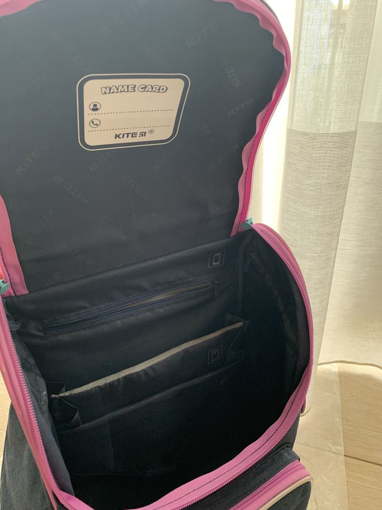 Рюкзак шкільний каркасний Kite Education Insta-cat для дівчинки