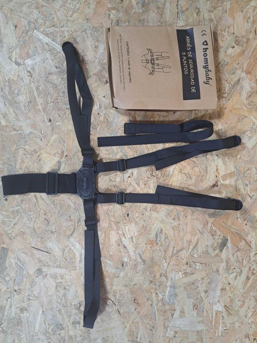 HomeBaby uniwersalne 5-punktowe pasy bezpieczeństwa do wózka krzesełka