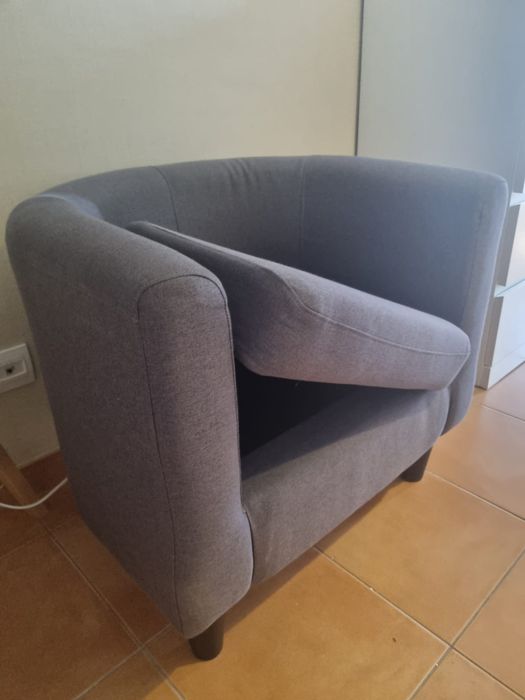 Vendo cadeirão cinzento