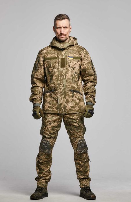 Тактические боевые штаны с наколенниками пиксель летние брюки рип-стоп