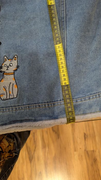 Женская джинсовая куртка QDNIXILA синяя свободного кроя