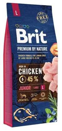 Brit Premium By Nature L Junior 15Kg