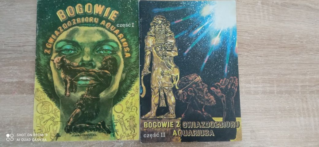 Komiksy Bogowie z Gwiazdozbioru Aquariusa część I i II