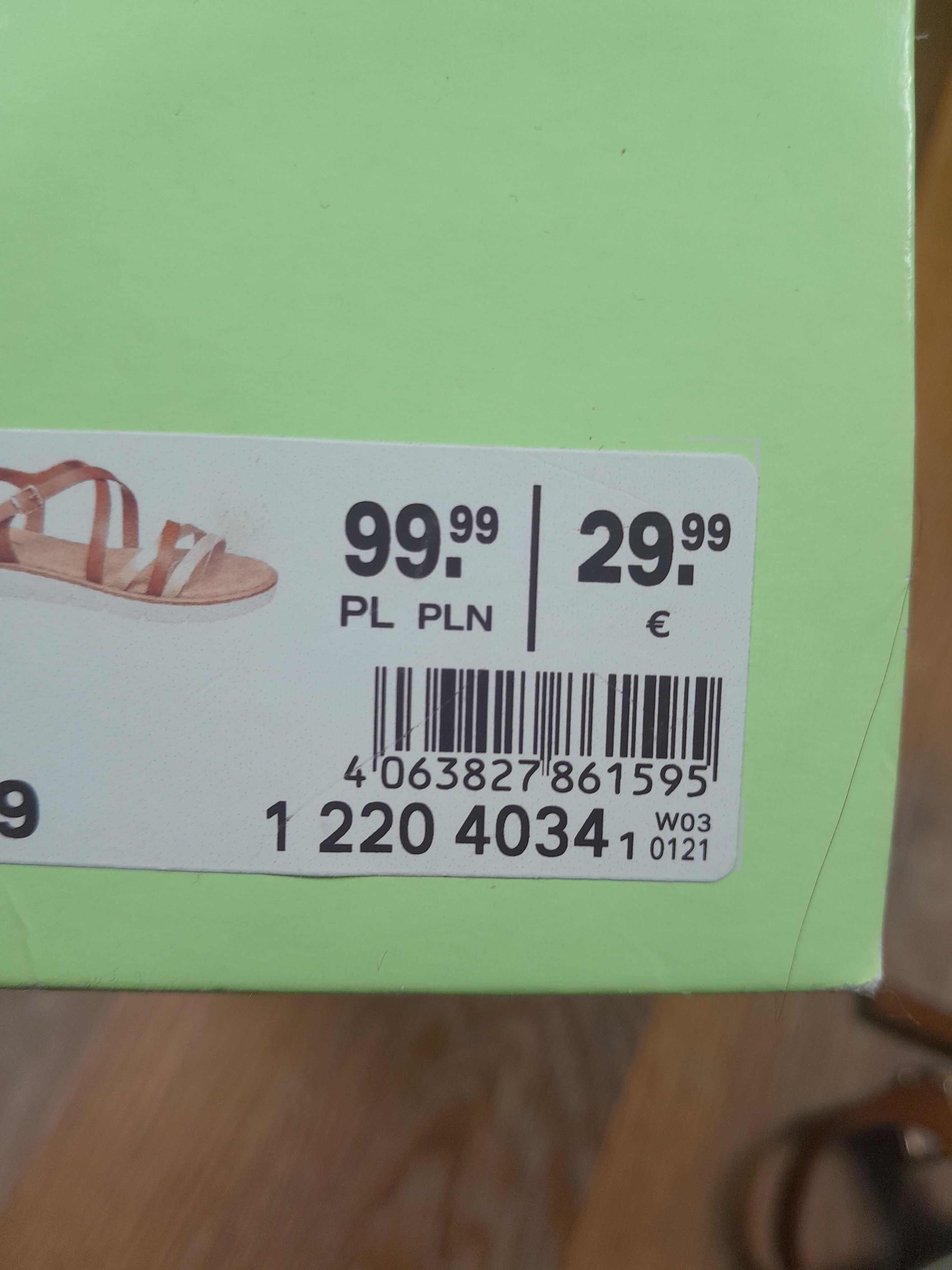 Nowe sandaly 39 deichmann