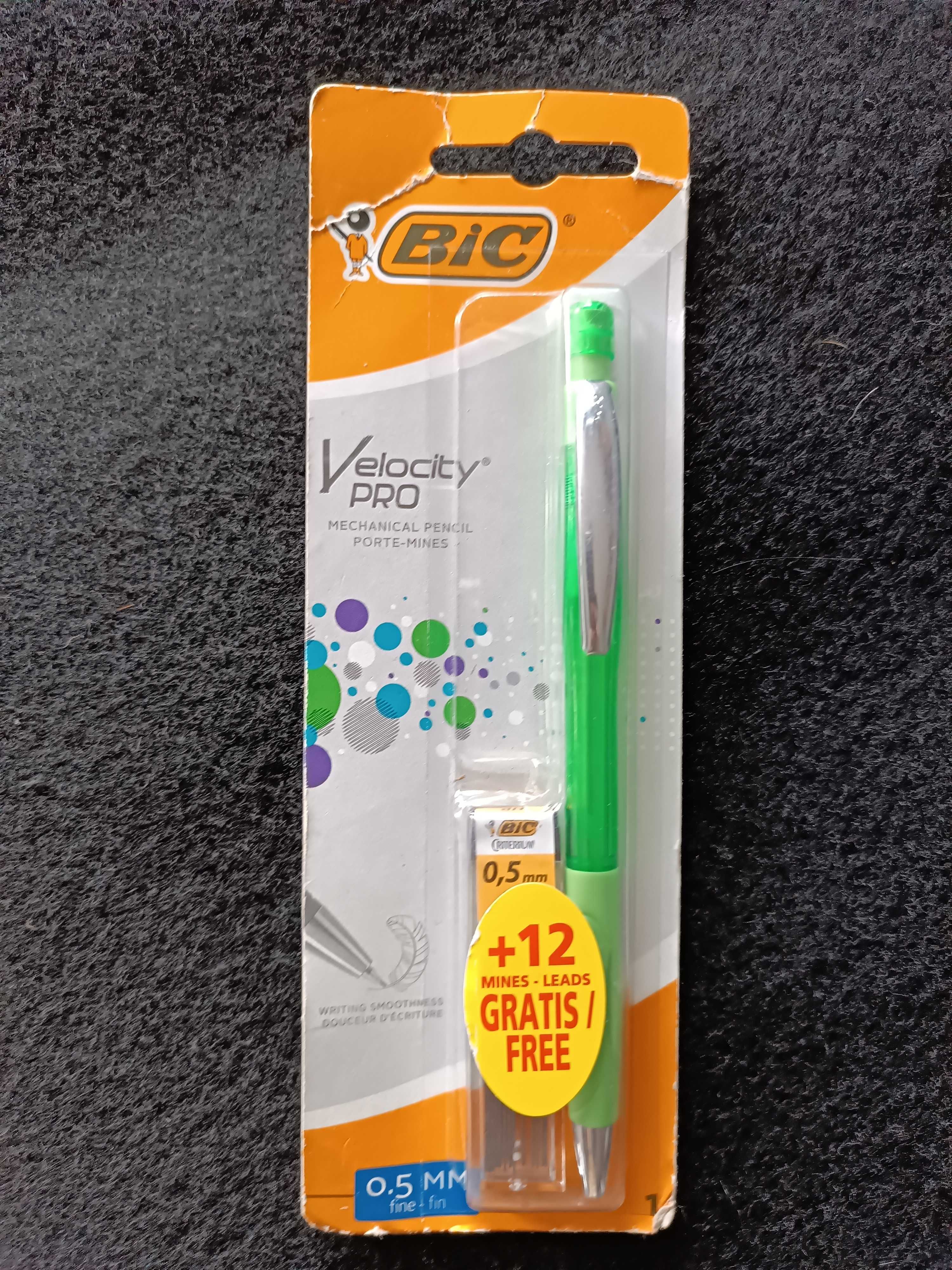 BIC - Ołówek automatyczny 0,5mm + zestaw rysików. Wysyłka OLX od 1zł.