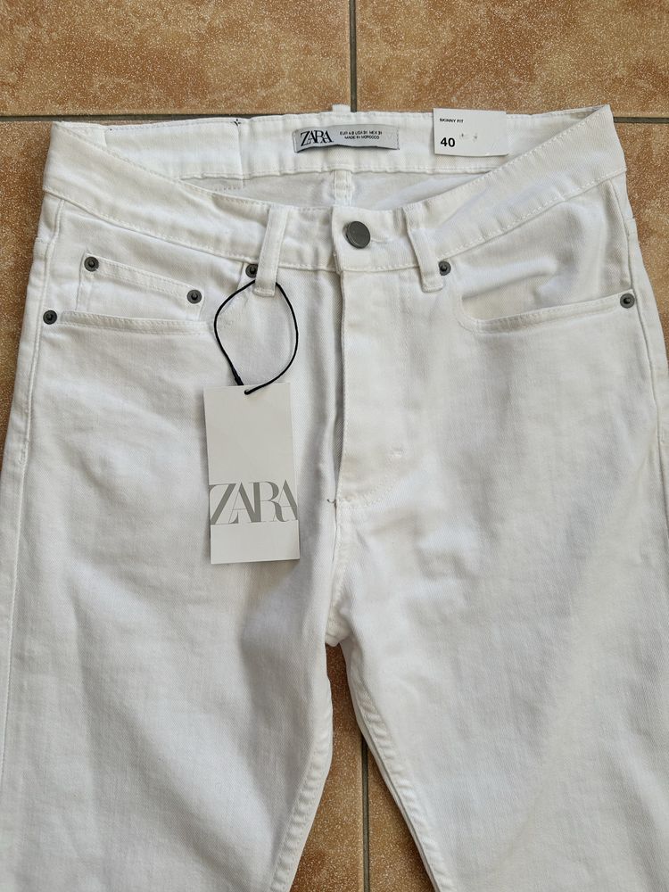 ZARA Skinny fit джинсы женские летние UK 31