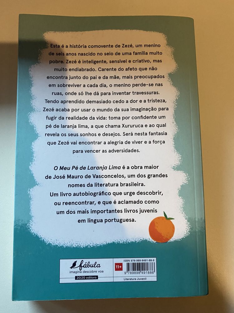 O meu pé de laranja lima-livro