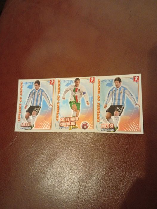 Cromos da Panini Craques do mundo