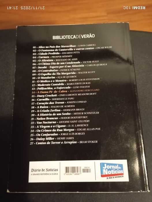 Livro " A dama pé - de- cabra"