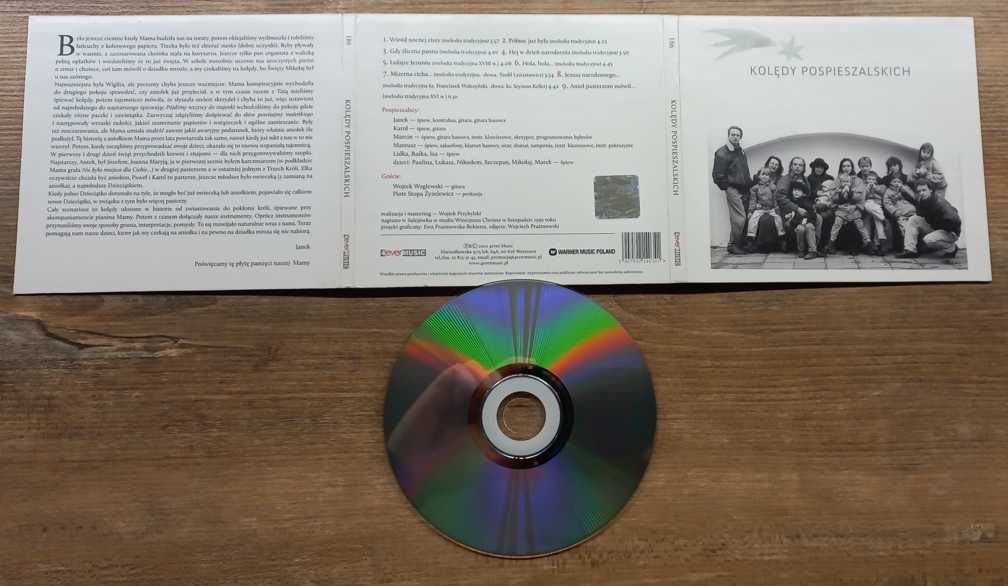 Płyta CD. Kolędy Pospieszalskich. Digipak, 2010 rok.