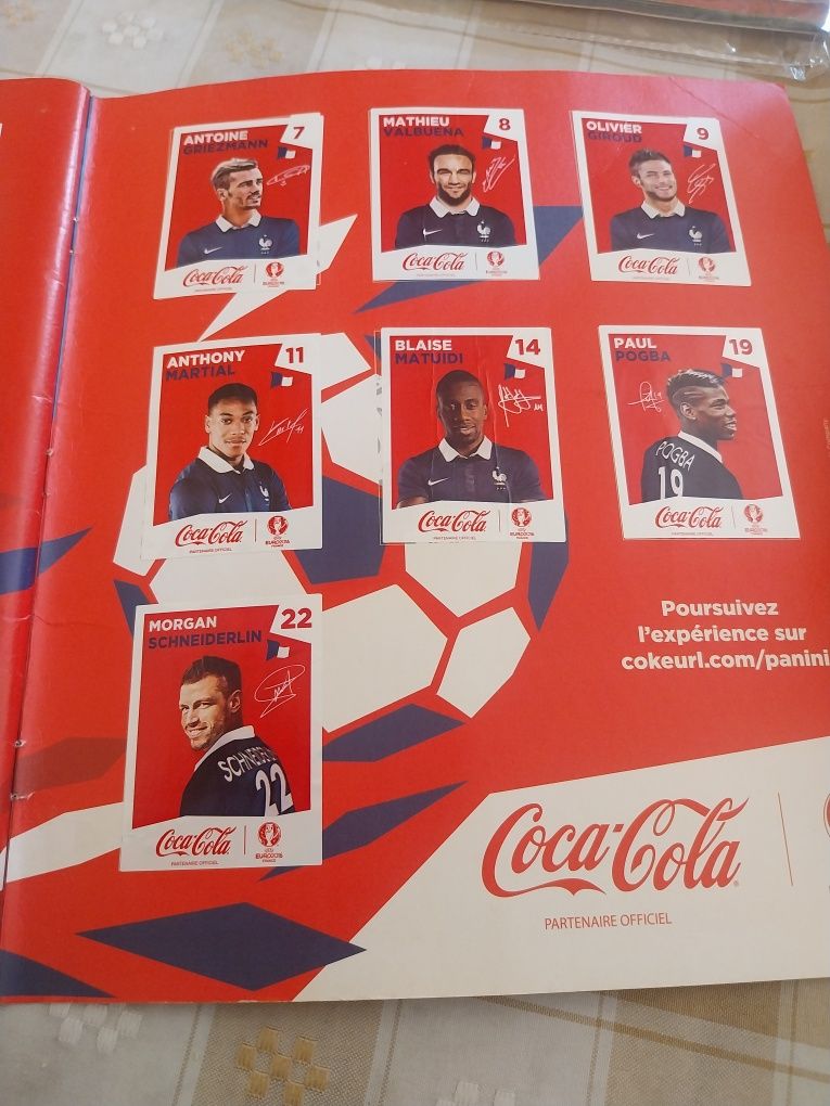 Caderneta Completa Euro 2016