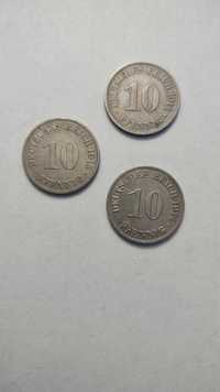 NIEMCY monety 10pf -1911,