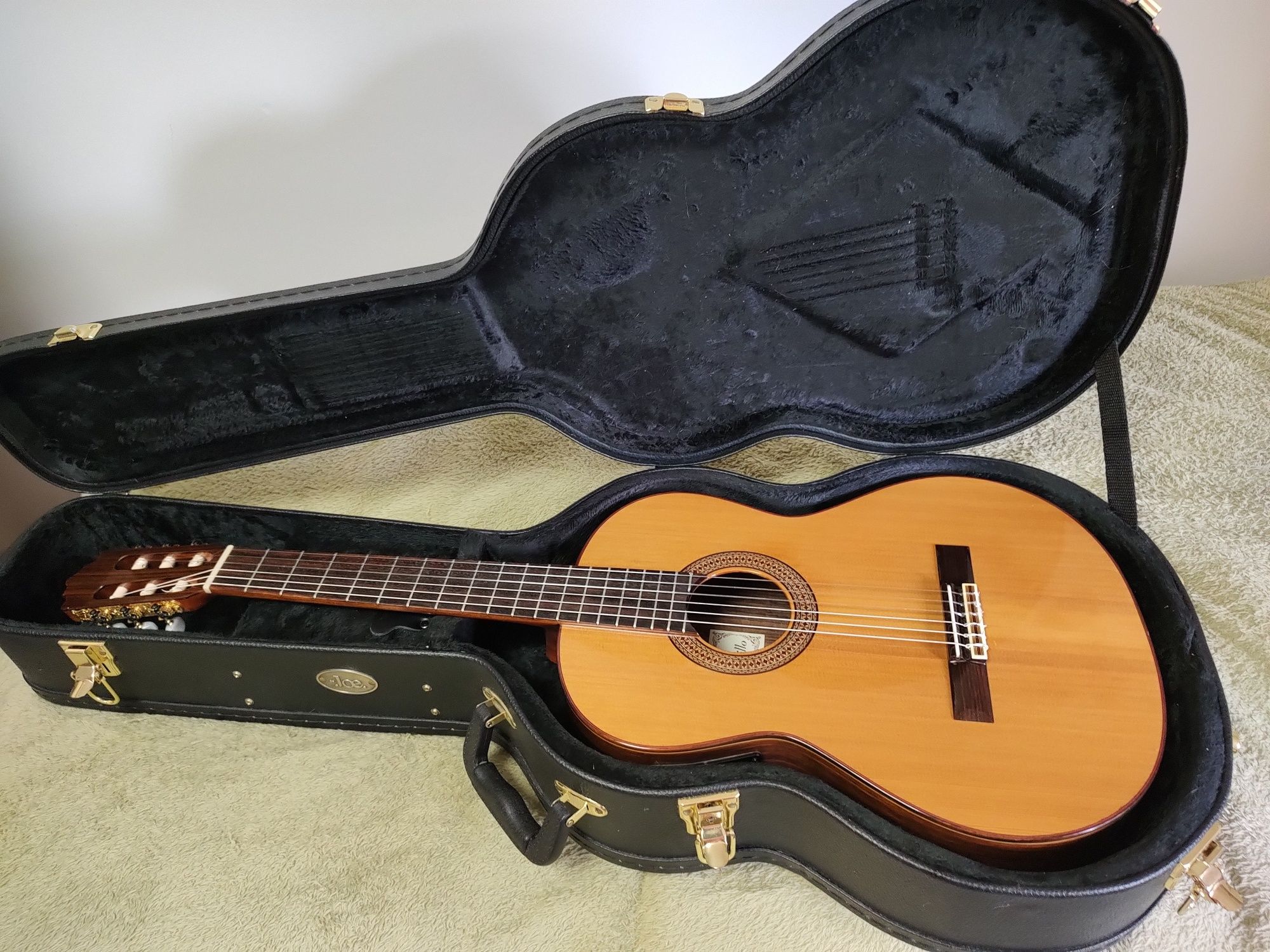 Paco Castillo Mod. 203 gitara elektroklasyczna Spain CASE genialna  //