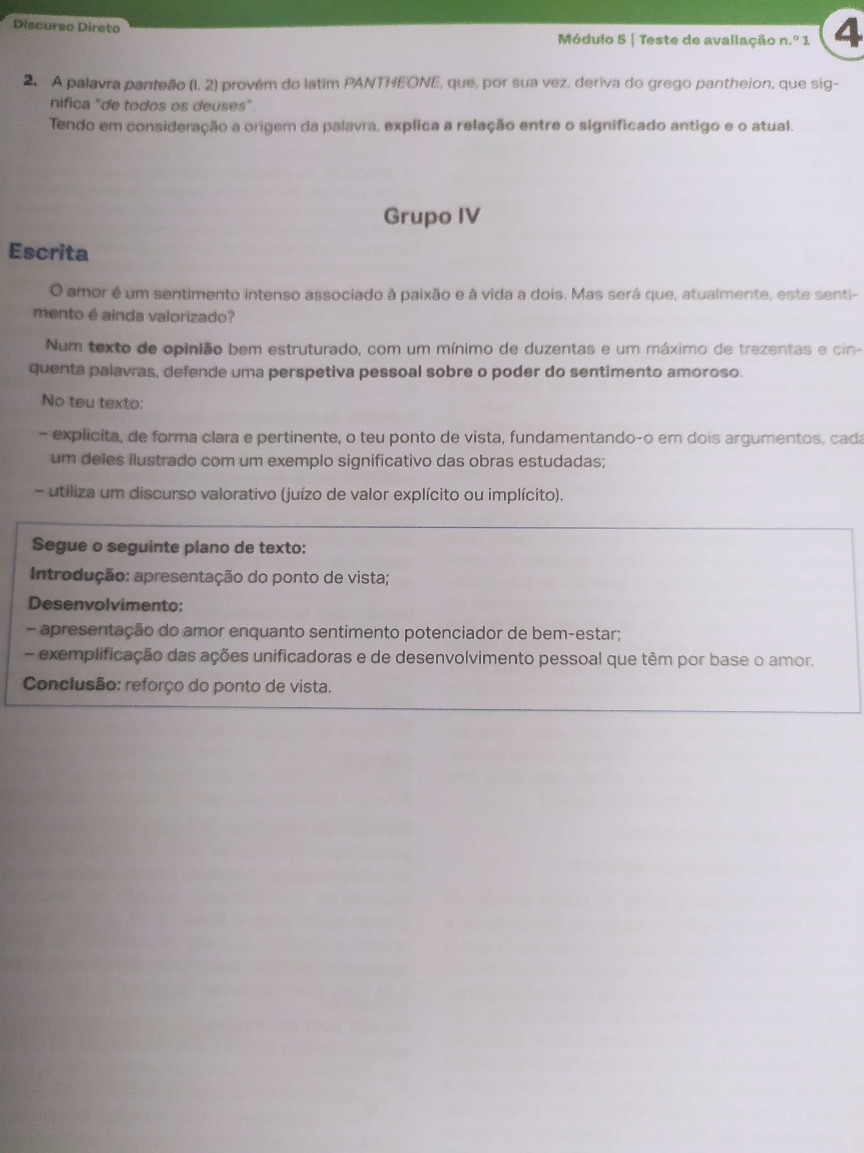 Discurso Direto Ano 2 -Módulos 4,5,6-Ens.Profissional-VERSÃO PROFESSOR